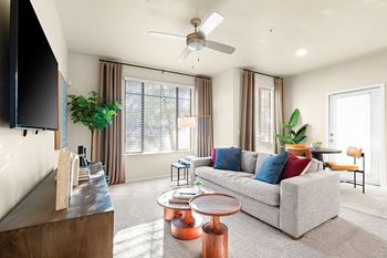 Dramatic nine-foot ceilings
